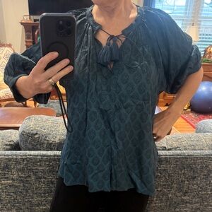 Elegant Teal Blue. NWT Sundance Top
